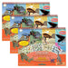 Dinosaurs and Prehistoric Animals Reusable Sticker Pad, Pack of 3 - Kidsplace.store