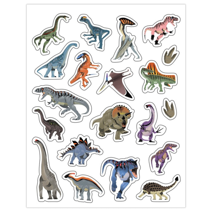 Dinosaurs Stickers, 120 Per Pack, 12 Packs - Kidsplace.store