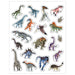 Dinosaurs Stickers, 120 Per Pack, 12 Packs - Kidsplace.store