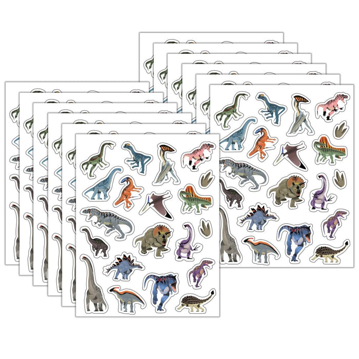 Dinosaurs Stickers, 120 Per Pack, 12 Packs - Kidsplace.store