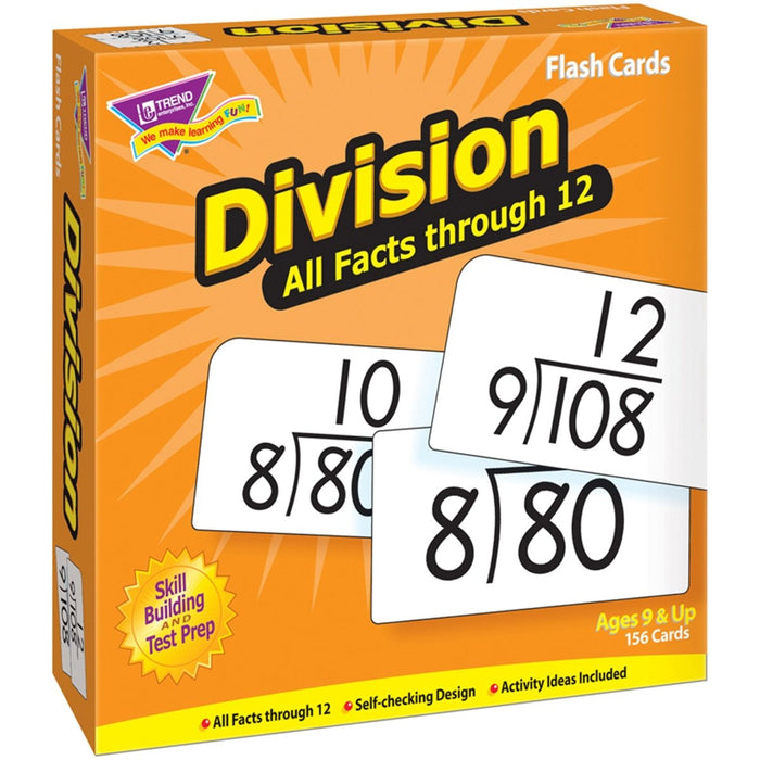 Division 0-12 All Facts Skill Drill Flash Cards - Kidsplace.store