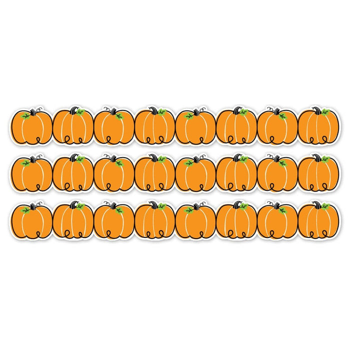 Doodle Pumpkins EZ Border, 48 Feet Per Pack, 3 Packs - Kidsplace.store