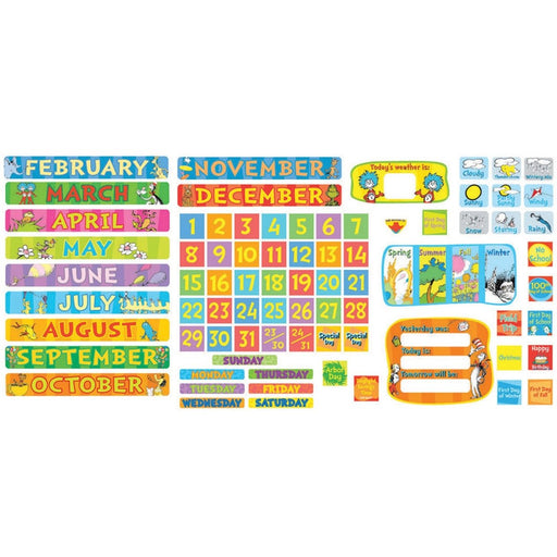 Dr. Seuss™ Calendar Bulletin Board Set - Kidsplace.store