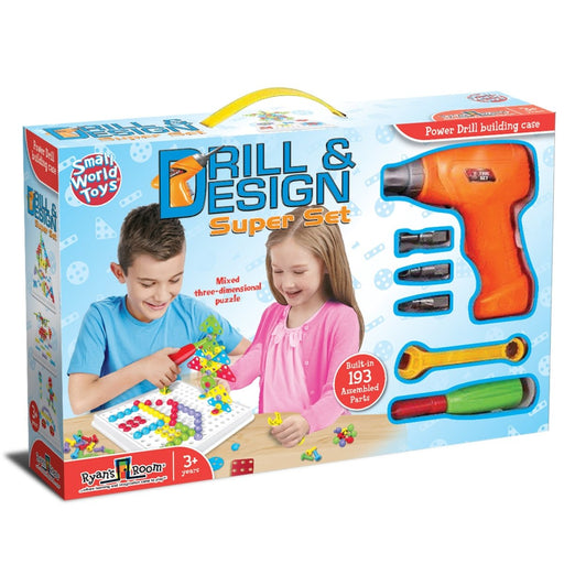 Drill & Design Super Set, 193 Pieces - Kidsplace.store
