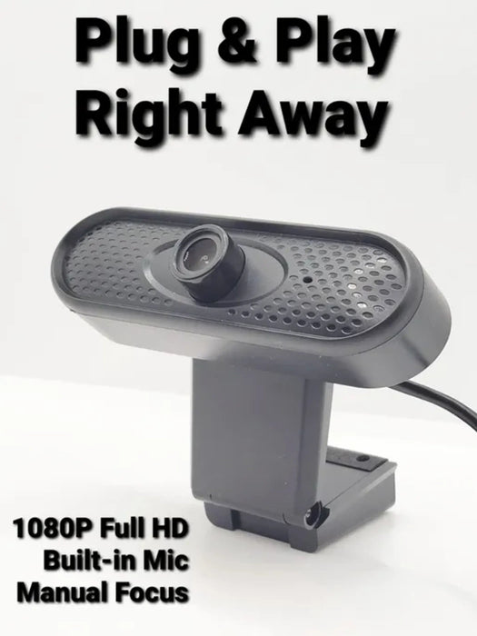 DT 1080P Full HD Webcam with Built - in Microphone for PC/Mac Book/Laptop - Kidsplace.store