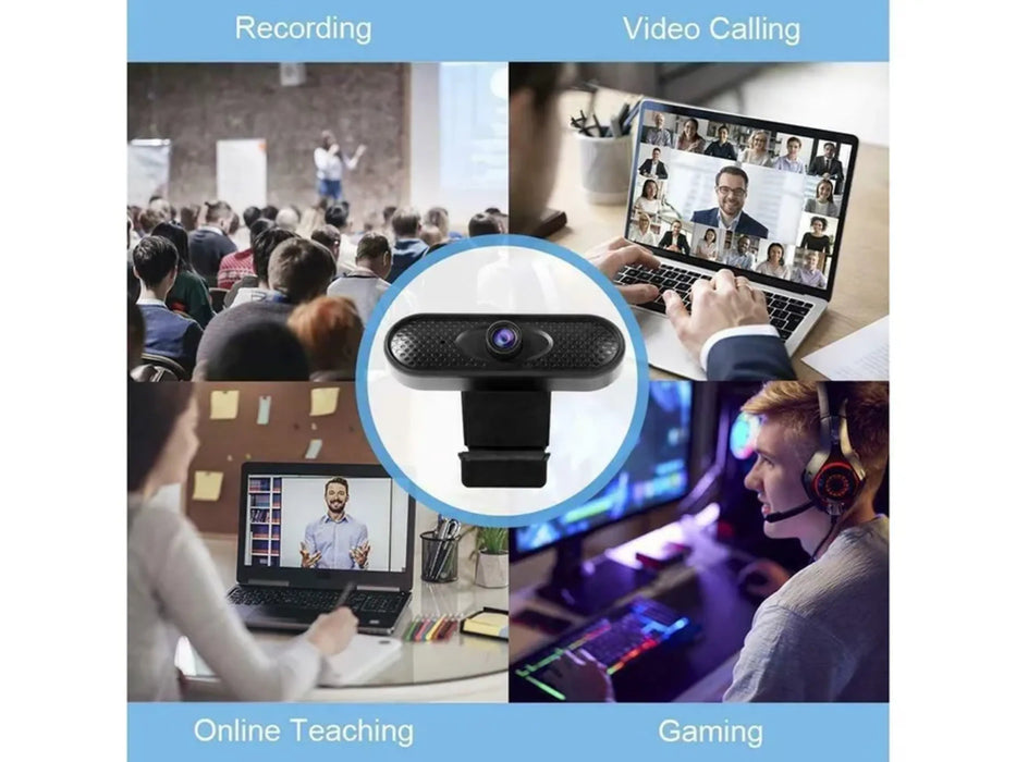 DT 1080P Full HD Webcam with Built - in Microphone for PC/Mac Book/Laptop - Kidsplace.store