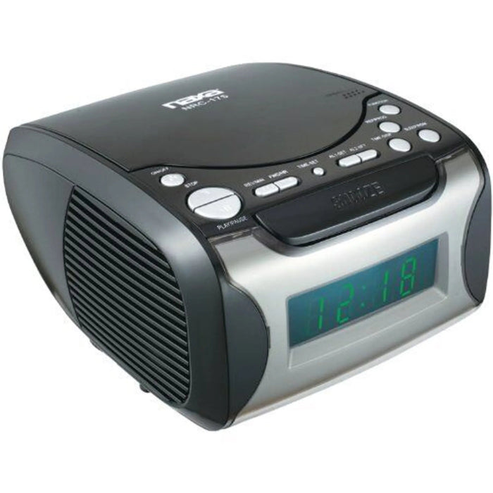 Dual Alarm Clock Radio with CD Player and USB Charge Port - Kidsplace.store