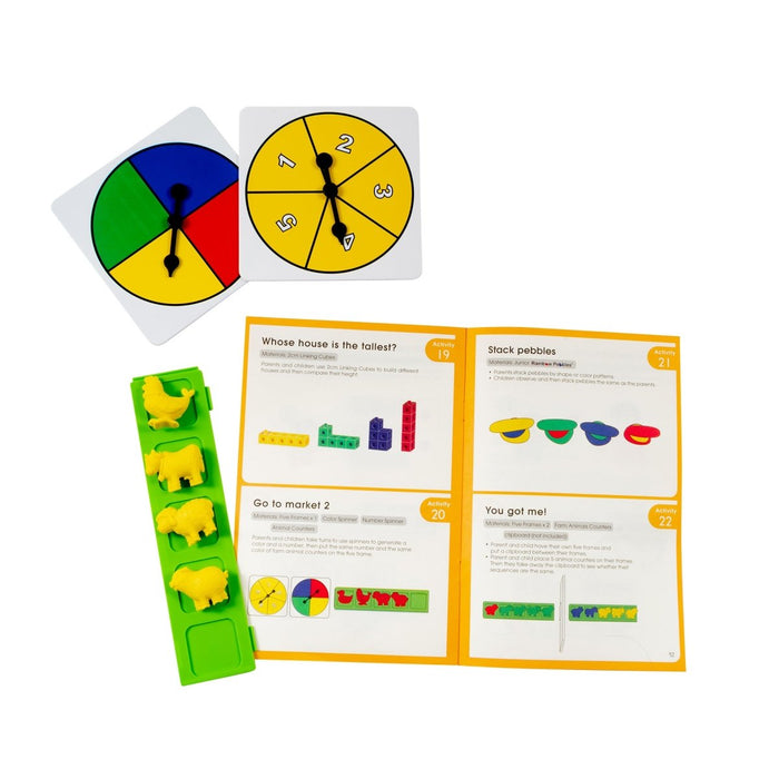 Early Math101 to go - Ages 3 - 4 - Number & Measurement - In Home Learning Kit for Kids - Homeschool Math Resources with 25+ Guided Activities - Kidsplace.store