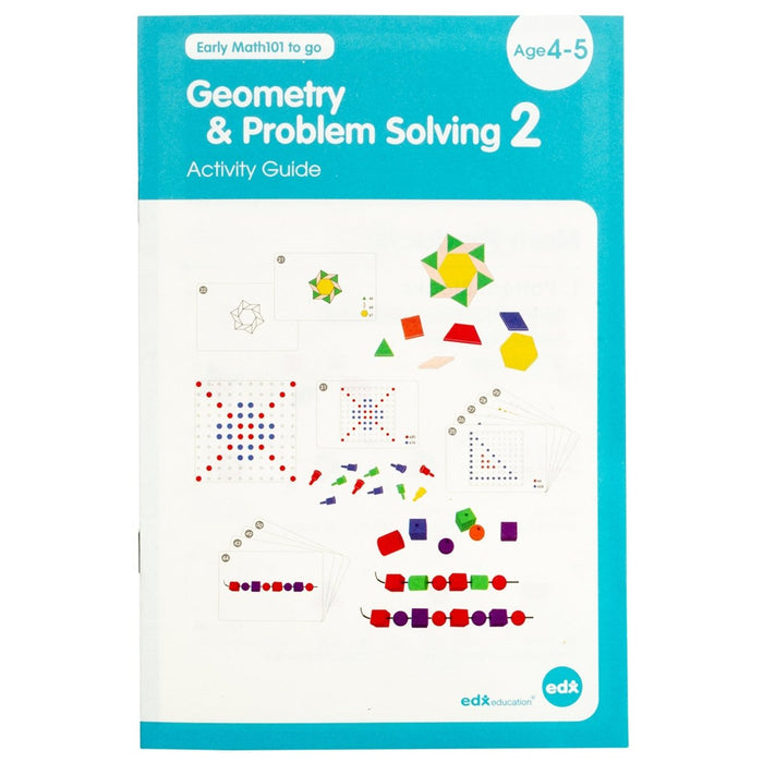 Early Math101 to go - Ages 4-5 - Geometry & Problem Solving - In Home Learning Kit for Kids - Homeschool Math Resources with 25+ Guided Activities - Kidsplace.store