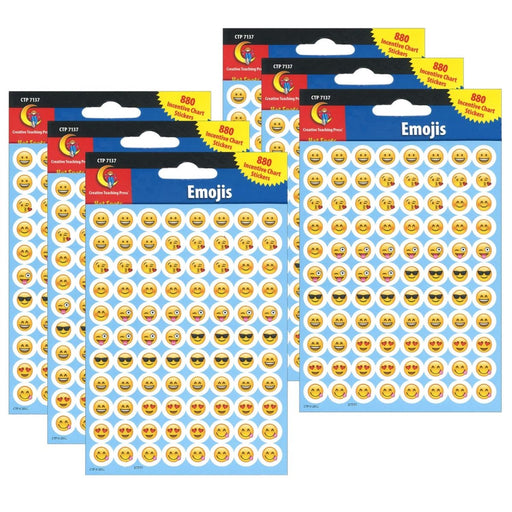 Emotion Icons Hot Spot Stickers, 0.5", 880 Per Pack, 6 Packs - Kidsplace.store