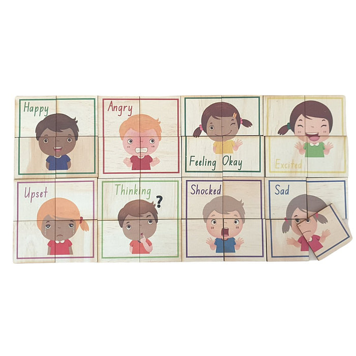 Emotions Puzzles, Set of 6 - Kidsplace.store