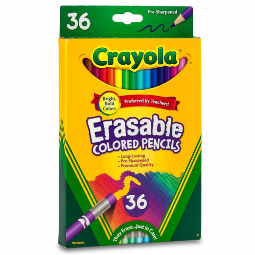 Erasable Colored Pencils, 36 Count - Kidsplace.store