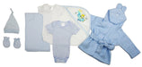 Essential Newborn Baby Boy 7 Piece Set Ls_0005 - Kidsplace.store