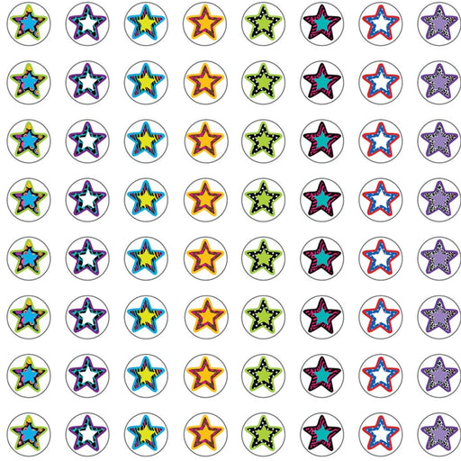 Fancy Stars 2 Mini Stickers Valu - Pak, 1144 Per Pack, 6 Packs - Kidsplace.store