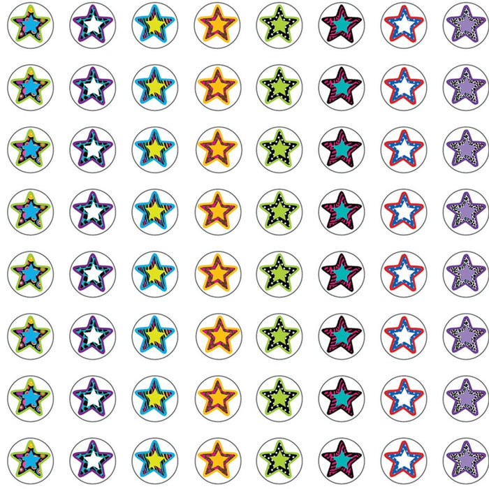 Fancy Stars 2 Mini Stickers Valu - Pak, 1144 Per Pack, 6 Packs - Kidsplace.store