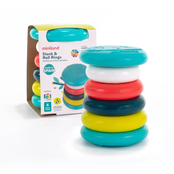 Feel to Learn: Stack & Roll Rings - Kidsplace.store