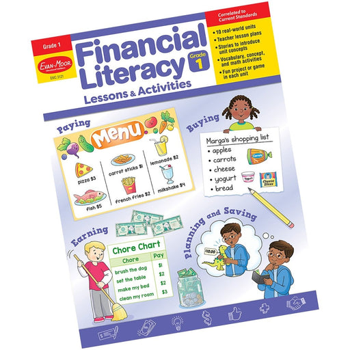 Financial Literacy Lessons & Activities, Grade 1 - Kidsplace.store