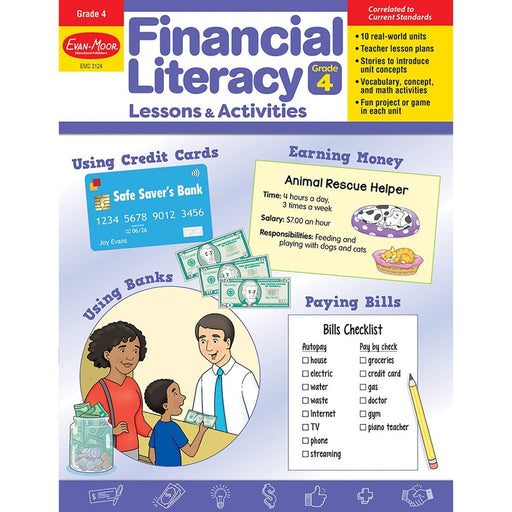 Financial Literacy Lessons & Activities, Grade 4 - Kidsplace.store