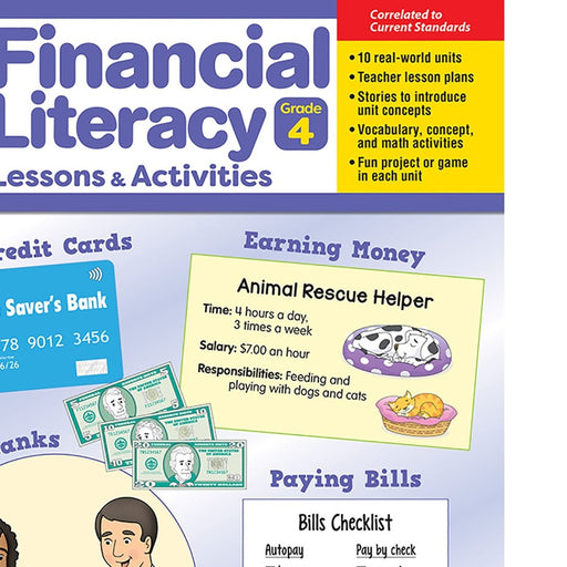 Financial Literacy Lessons & Activities, Grade 4 - Kidsplace.store