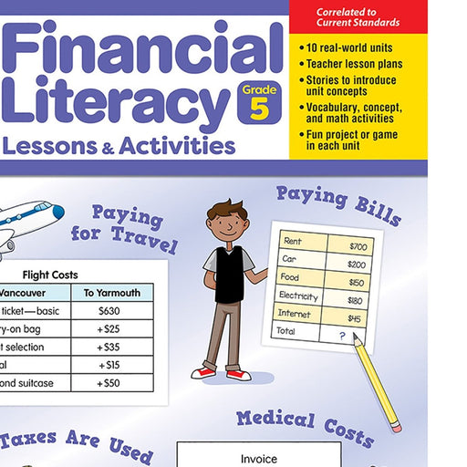 Financial Literacy Lessons & Activities, Grade 5 - Kidsplace.store