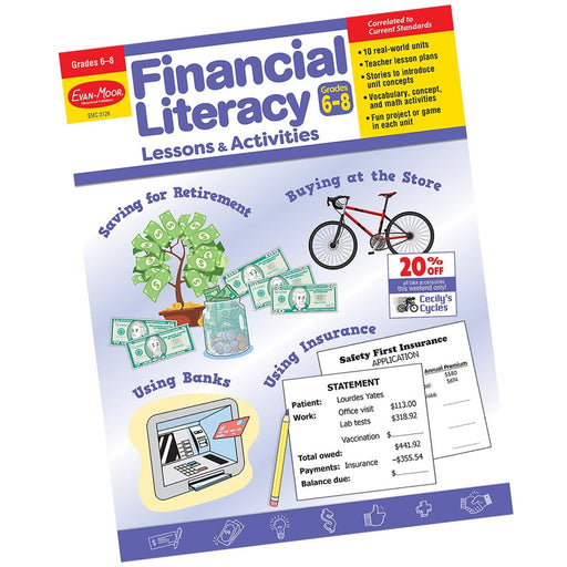 Financial Literacy Lessons & Activities, Grade 6 - Kidsplace.store