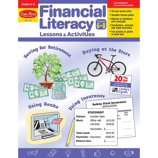 Financial Literacy Lessons & Activities, Grade 6 - Kidsplace.store