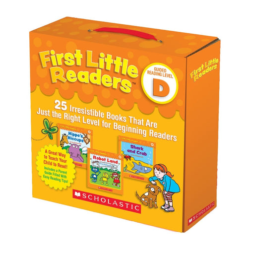 First Little Readers Parent Pack: Guided Reading Level D, Set of 25 Books - Kidsplace.store