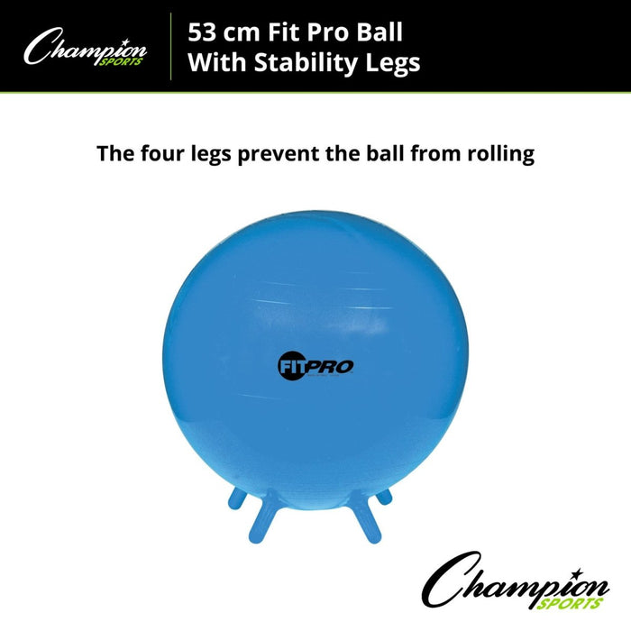 FitPro Ball with Stability Legs, 55cm - Kidsplace.store