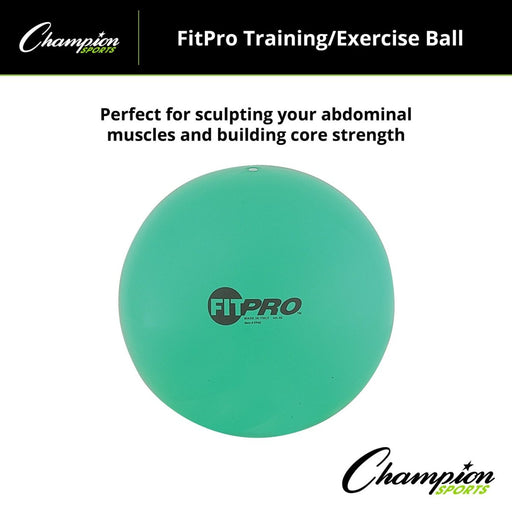 Fitpro Training & Exercise Ball, 42cm, Green - Kidsplace.store