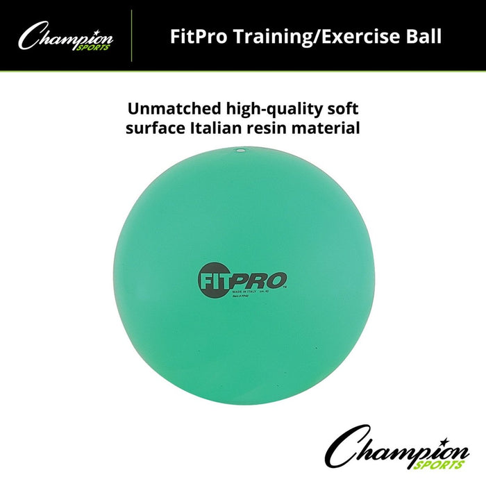 Fitpro Training & Exercise Ball, 42cm, Green - Kidsplace.store