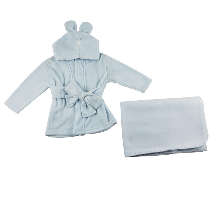 Fleece Robe And Blanket - 2 Pc Set Cs_0054 - Kidsplace.store