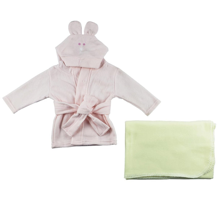Fleece Robe And Blanket - 2 Pc Set Cs_0057 - Kidsplace.store