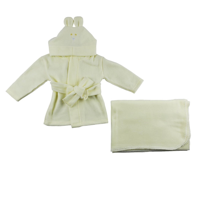 Fleece Robe And Blanket - 2 Pc Set Cs_0058 - Kidsplace.store