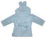 Fleece Robe With Hoodie Blue 965b - Kidsplace.store