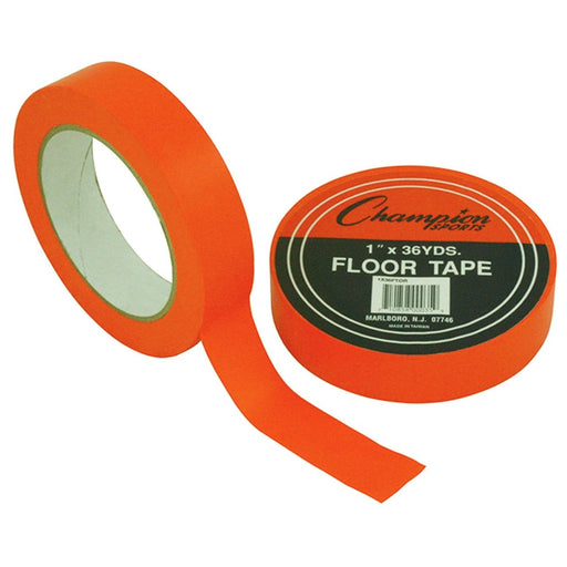 Floor Marking Tape, 1" x 36 yd, Orange, 6 Rolls - Kidsplace.store