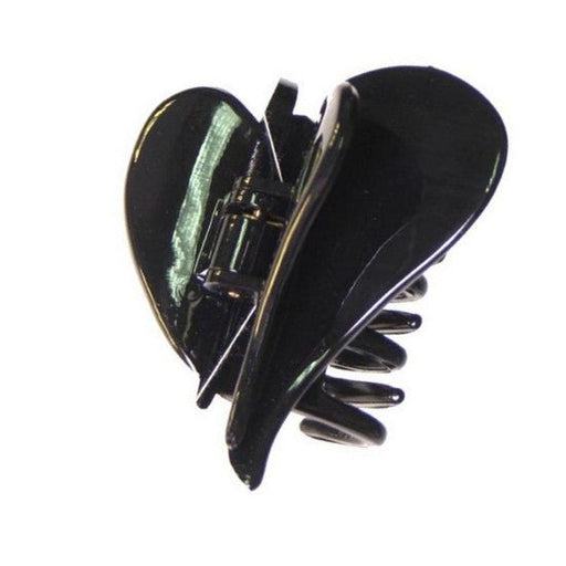 Flying Heart Hair Claw Black Patent - Kidsplace.store
