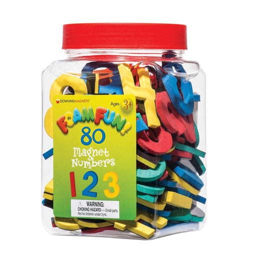 Foam Fun!™ Number Magnets, 80 Per Pack - Kidsplace.store