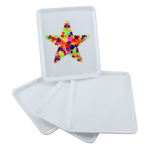 Foam Trays, 9" x 11", 25 Per Pack, 2 Packs - Kidsplace.store