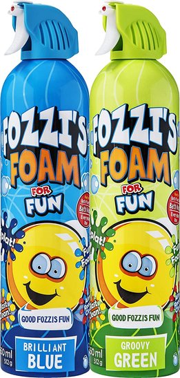 Fozzi's Foam Brilliant Blue & Groovy Green Soap ,Good Clean Fun 2 x 18.06 oz (550ml) - Kidsplace.store