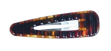 French "Click Clack" Ripple Snap Hair Pin (Tortoise Shell) - Kidsplace.store