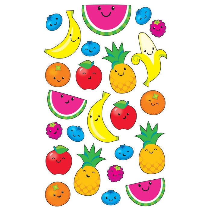 Friendly Fruit superShapes Stickers - Large, 192 Per Pack, 6 Packs - Kidsplace.store