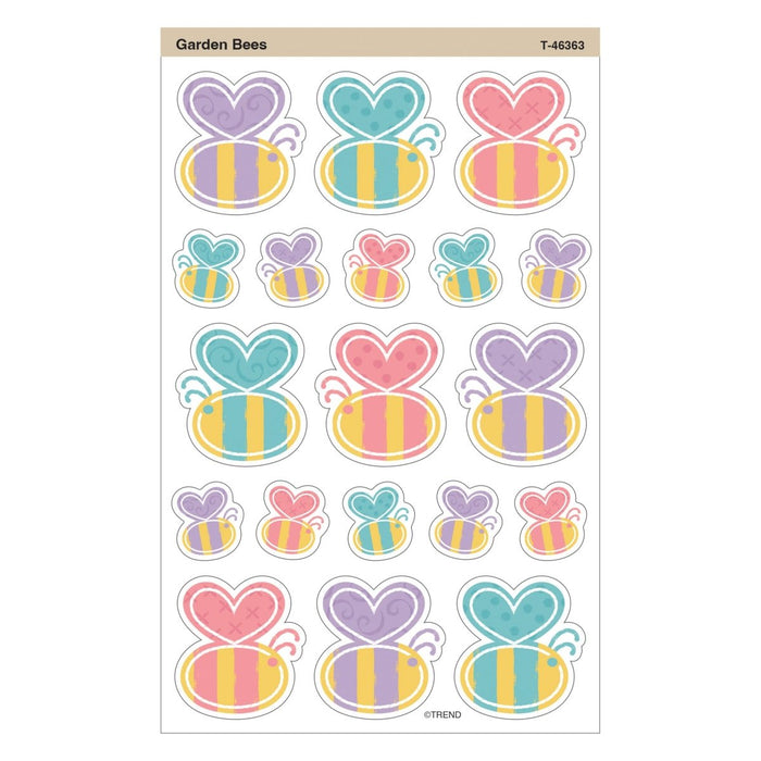 Garden Bees Large superShapes Stickers, 152 Per Pack, 6 Packs - Kidsplace.store