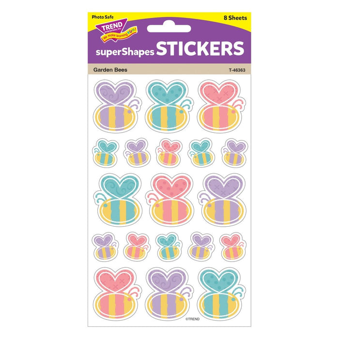 Garden Bees Large superShapes Stickers, 152 Per Pack, 6 Packs - Kidsplace.store