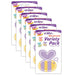 Garden Bees Mini Accents Variety Pack, 36 Per Pack, 6 Packs - Kidsplace.store