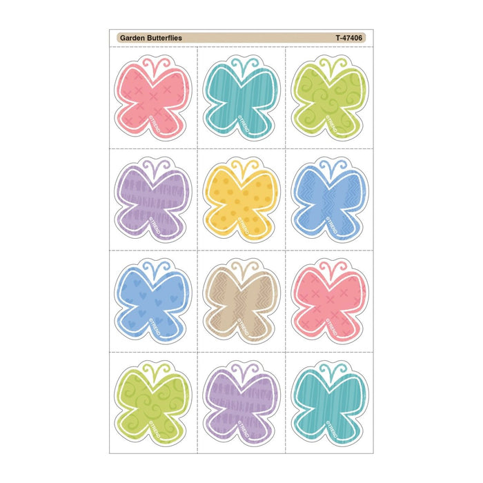 Garden Butterflies Tear & Share Stickers®, 60 Per Pack, 6 Packs - Kidsplace.store