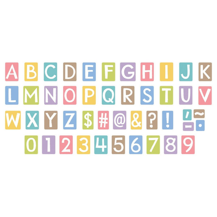 Garden Path 4" Tiles Uppercase Ready Letters®, 150 Pieces Per Pack, 2 Packs - Kidsplace.store