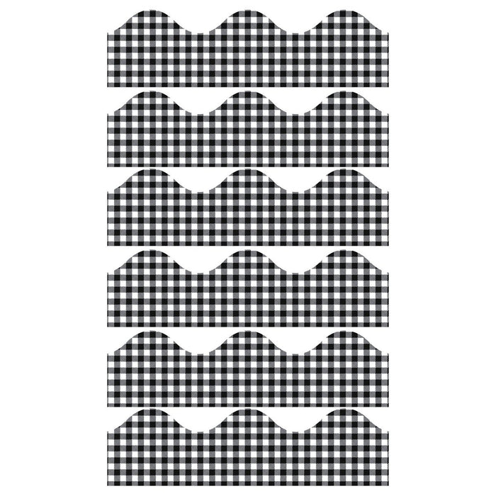 Gingham Extra Wide Deco Trim®, 37 Feet Per Pack, 6 Packs - Kidsplace.store