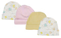 Girls Baby Caps (pack Of 4) Nc_0268 - Kidsplace.store