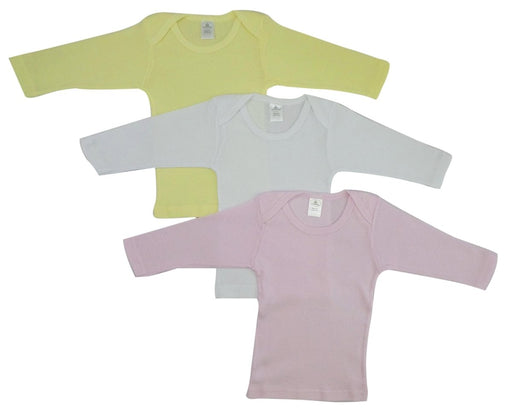 Girls Pastel Variety Long Sleeve Lap T-shirts 052m - Kidsplace.store