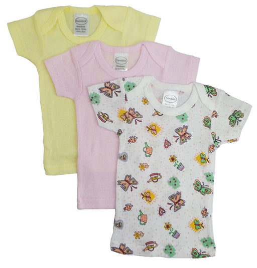 Girls Printed Short Sleeve Variety Pack 059nb - Kidsplace.store
